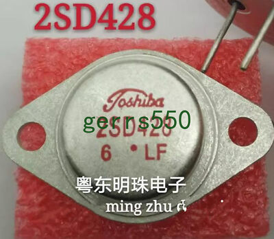 1 pcs New Toshiba 2SD428 sealed transistor TO-3 triode cap