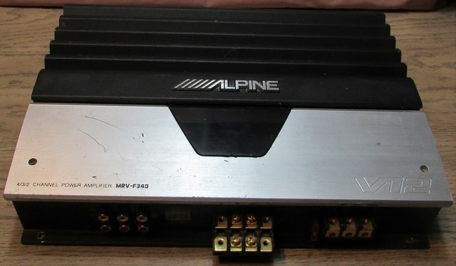 Alpine MRV-F340 4-Channel Car Amp for 