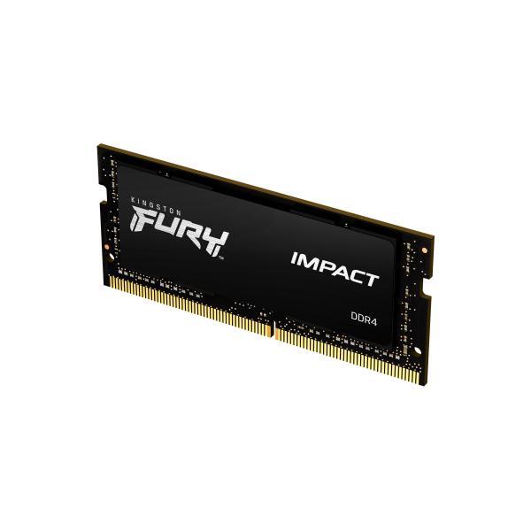 Kingston - Fury 16GB DDR4-2666MHZ CL15 SODIMM 1GX8 FURY IMPACT