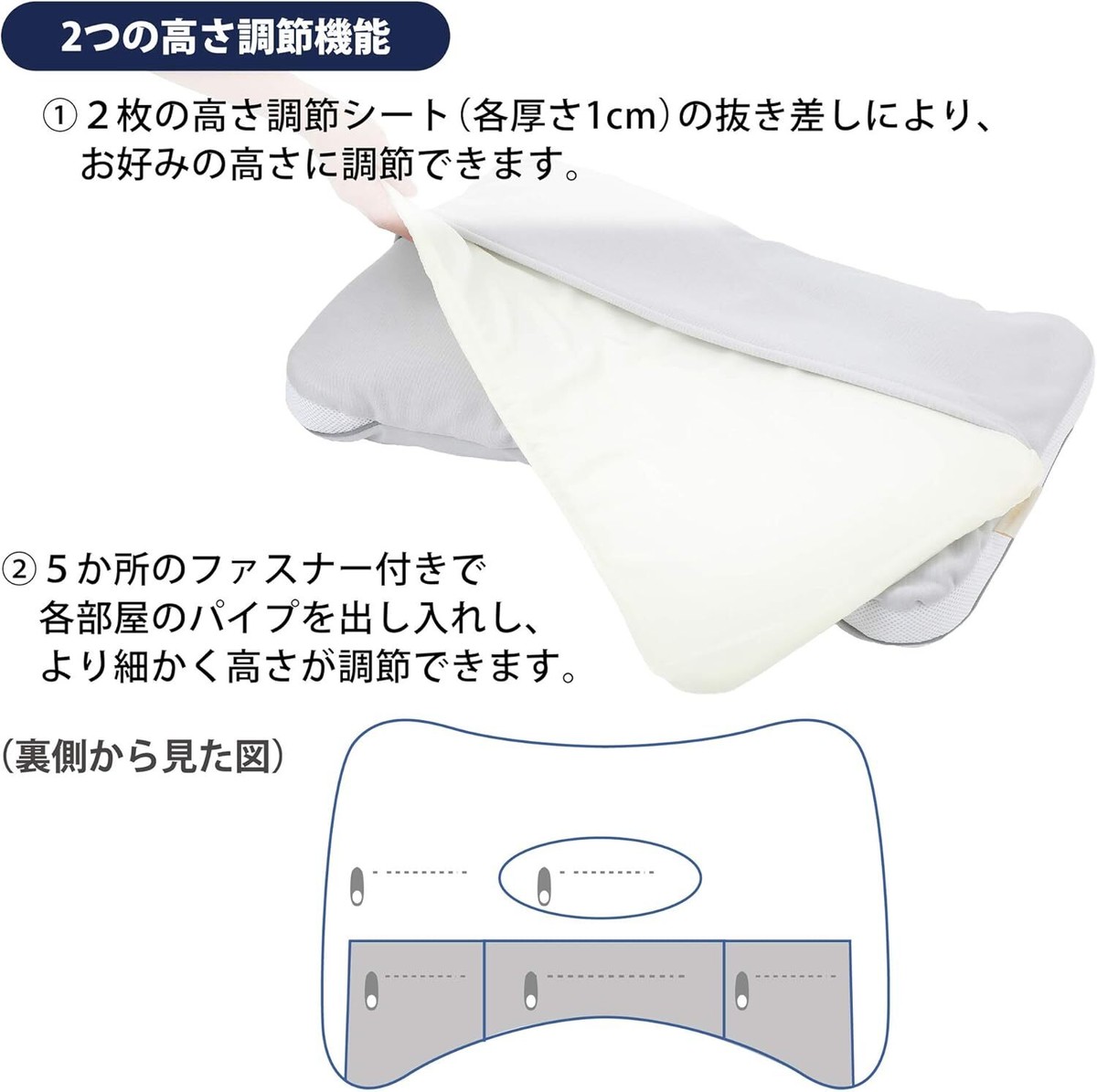 NISHIKAWA Pillow Made in Japan Doctor Sleep 25.6 x 15.7 in