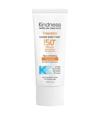 Kindness Freedom Invisible Water Fresh SPF50+ PA++++30ml for acne and sensitive