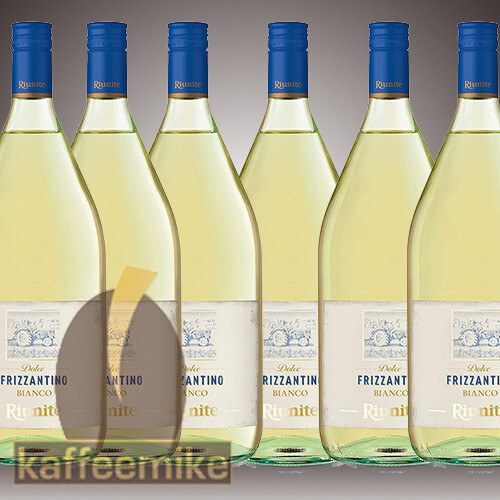 Frizzantino Bianco Cantine Riunite 6 X 1,5L Perlwein Weiß Süß 7,5% Vol-image