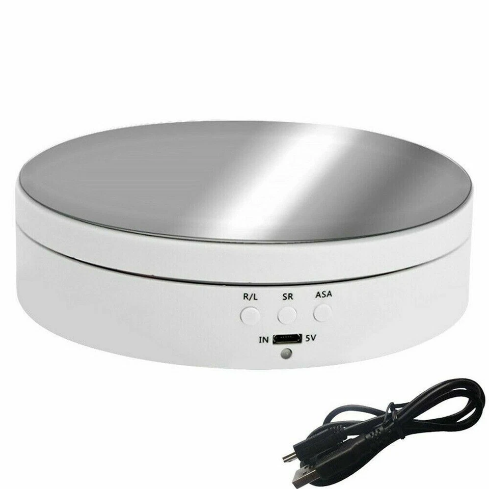 360° Electric Motorized Rotating Display Stand Jewelry Photography Show Holder - Image 2 of 4