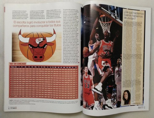 Especial Michael Jordan & Chicago Bulls 1991-98 - ''Revista Oficial NBA'' - Imagen 9 de 11