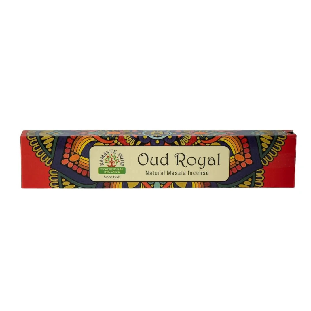 Namaste India Agarbatti Oud Royal Masala Fragrance Incense Sticks 15g X 12 Pack