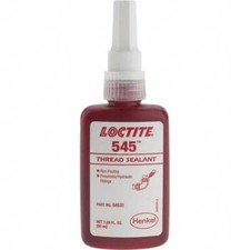 Loctite 135486 Threadlocker: Purple, Liquid, 50 mL, Bottle Series 545
