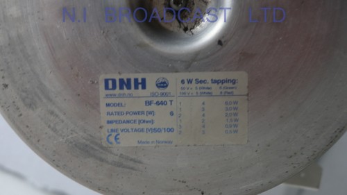DNH 6W BF-640T Deckenlautsprecher (50/100V) XLR Ein/Aus ca. 9 Zoll Durchmesser - Bild 5 von 7
