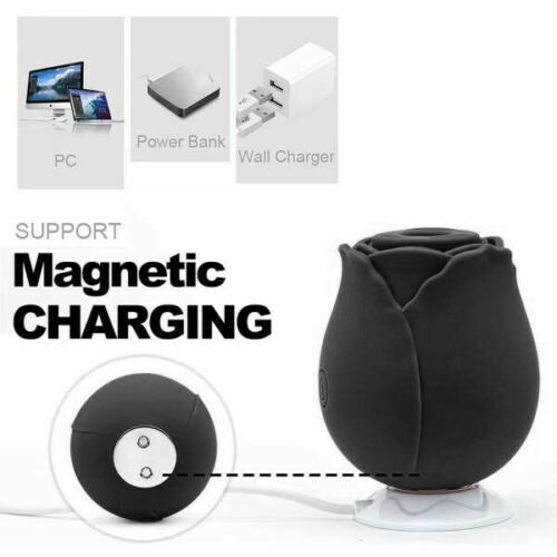 Rose Toy for Women 7 Multi Speeds Vibrator Nipple Sucking Vibrater Sex Toys - Picture 6 of 8