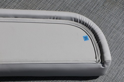 2pc Sea Pro 238 / 248 Center Console Boat Center Aft Cushion Set Grey - Picture 16 of 17