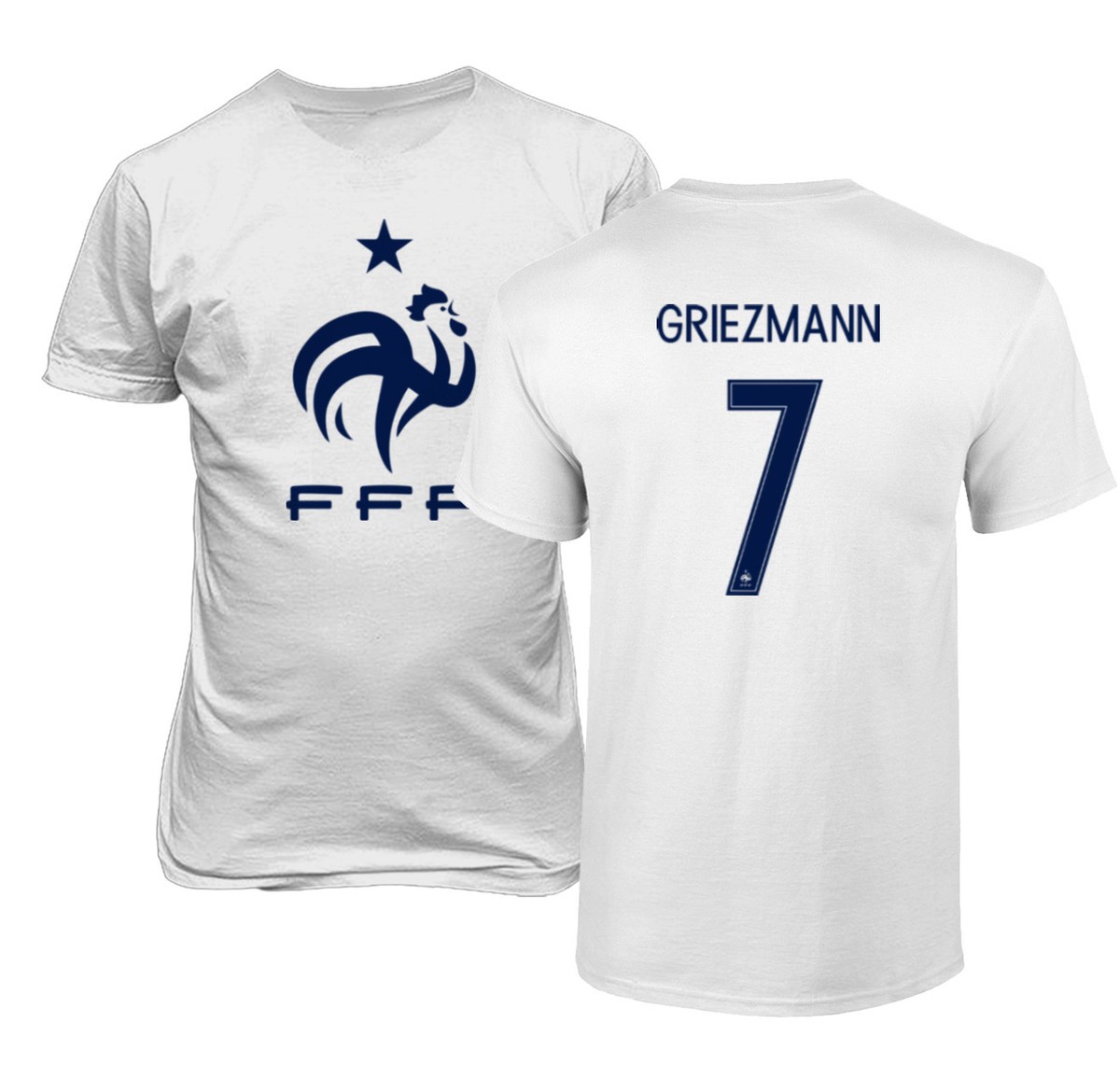 France 2018 Soccer #7 Antoine GRIEZMANN World Cup Men's T