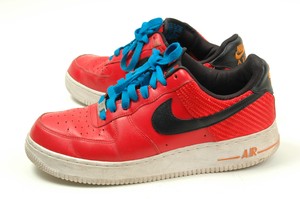 Nike Air Force 1 '82 BAR Red 488298-604 Size 8.5 AF-1 82 Shoes Rare Hipster | eBay