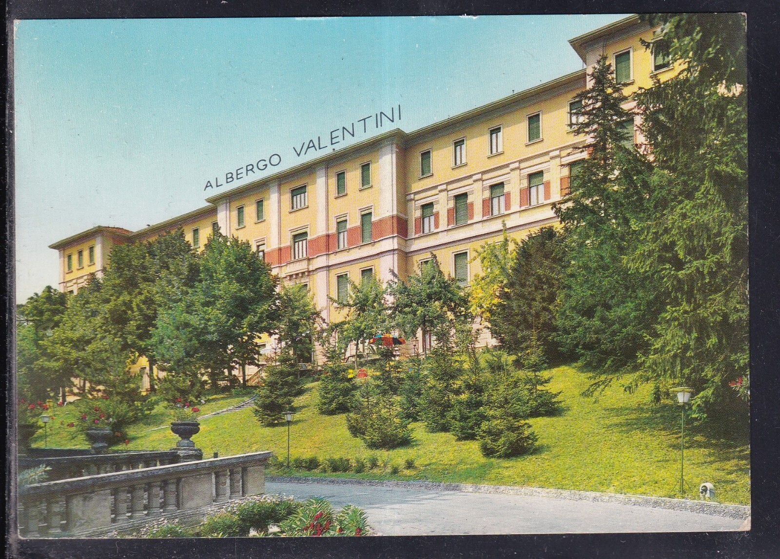 Cartolina Salsomaggiore Terme Albergo Valentini HB670