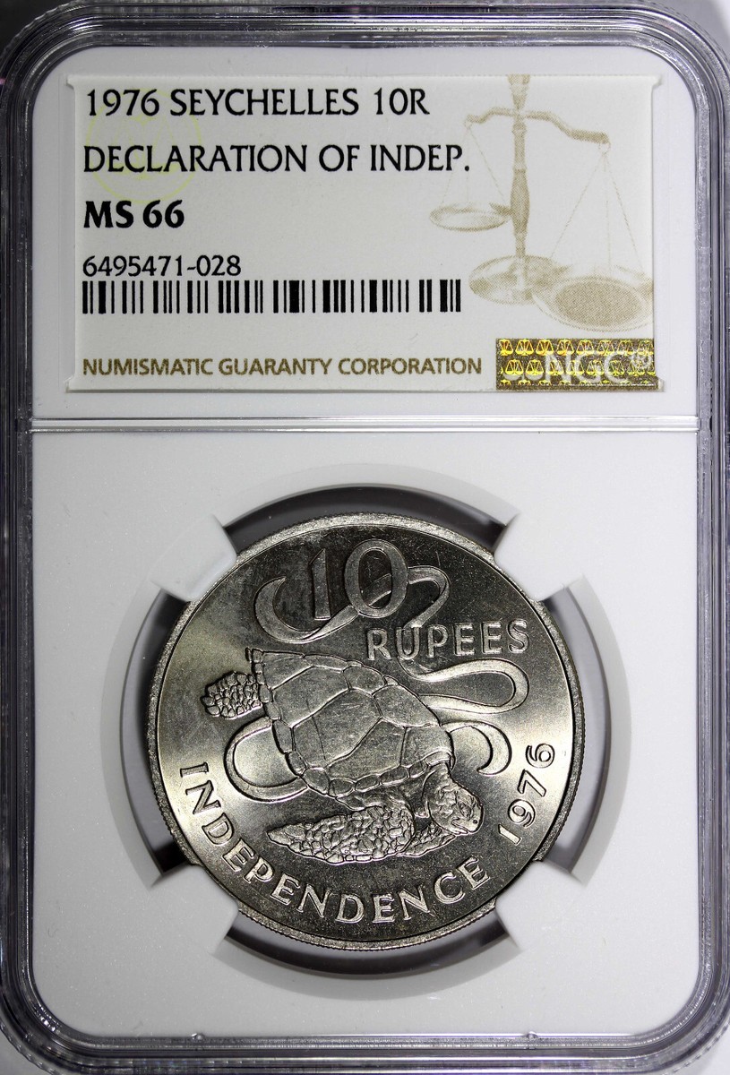最高鑑定)1956 トーゴ 10フラン 試鋳貨 ESSAI NGC MS66 1956 D 1C MS