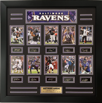 Baltimore Ravens All Time Greats Limited Edition Frame