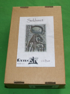 Retrokit Resin Büste 1/6 Scale Egyptian God Sekhmet Model Kit