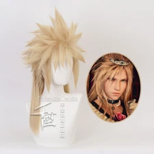 Final Fantasy VII FF7 Cloud Strife Cosplay Wig Short hair Synthetic Costume Wigs