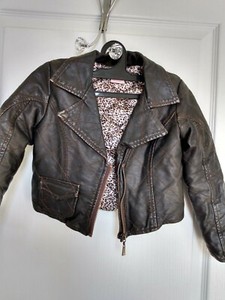 faux leather jacket ebay