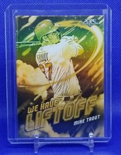 2021 TOPPS FIRE BASEBALL GOLD MINTED WE HAVE LIFTOFF / MIKE TROUT # WHL-1