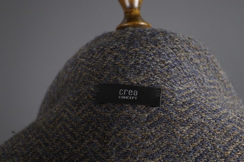 CREA CONCEPT Gray Wool Knit Lagenlook Hooded Coat Jacket Size L - Picture 9 of 10