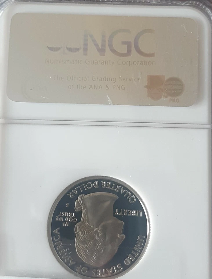 2004-S Clad 25c Silver Iowa State Quarter NGC PF70 Ultra Cameo - Image 2 of 2