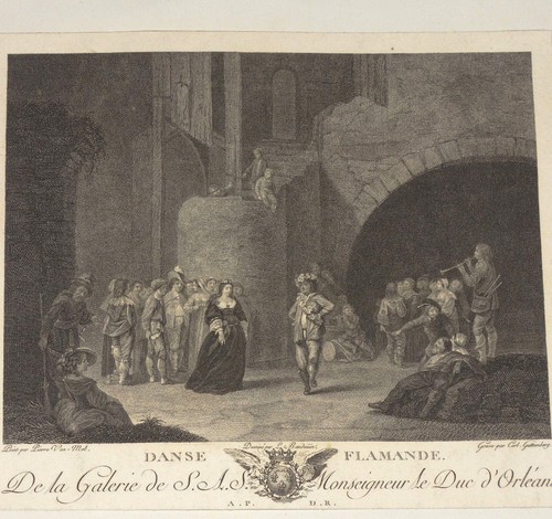 Danse Flamande Carl Gutteberg Pieter Van Mol Gravure 18e Siècle - Picture 3 of 6