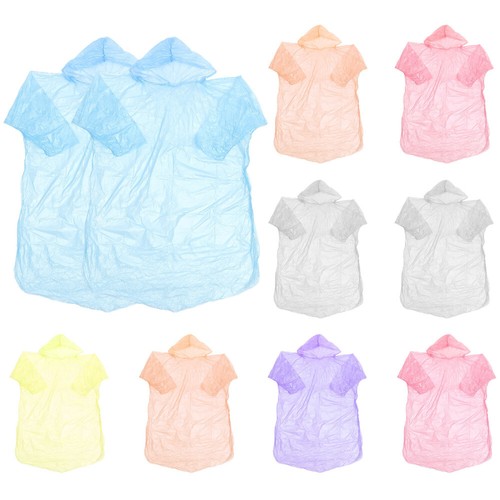 Poncho leggero portatile professionale per adulti 10 pezzi per esterni