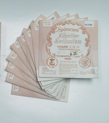 THOMASTIK-INFELD MODEL S-12D VIOLIN STRING x 24pcs - NEW OLD STOCK