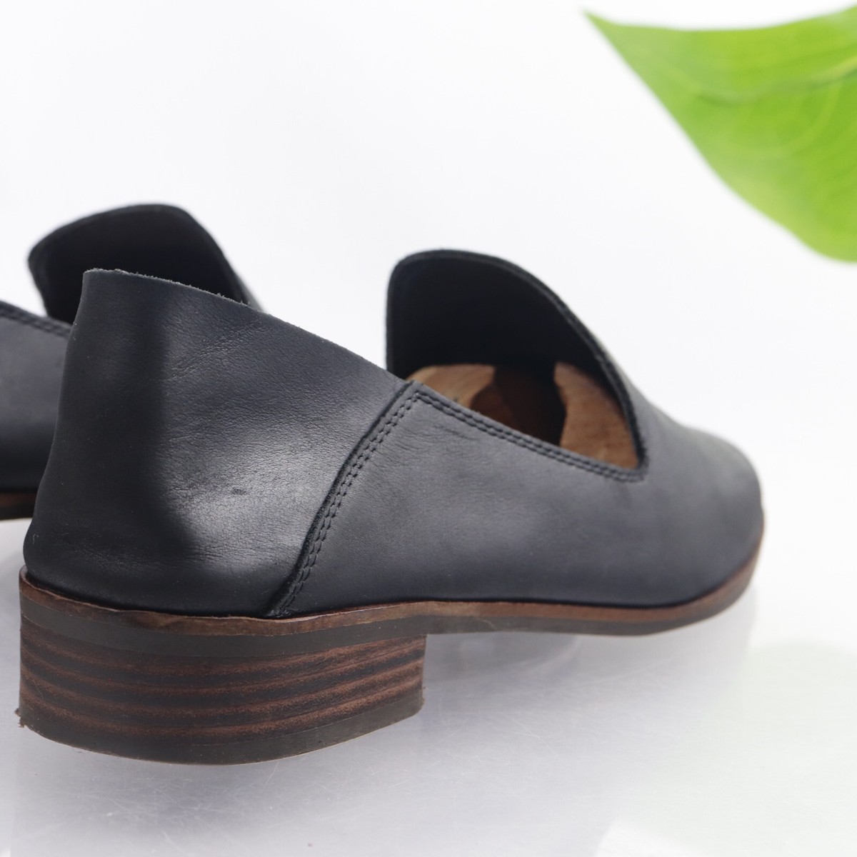 Lucky Brand Womens Cahill Flat Size 10 Black Convertible  display picture 1