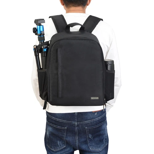 Großer Kamerarucksack Rucksack Fototasche Objektiv Stativ Halter SLR DSLR Tasche Canon - Bild 8 von 12