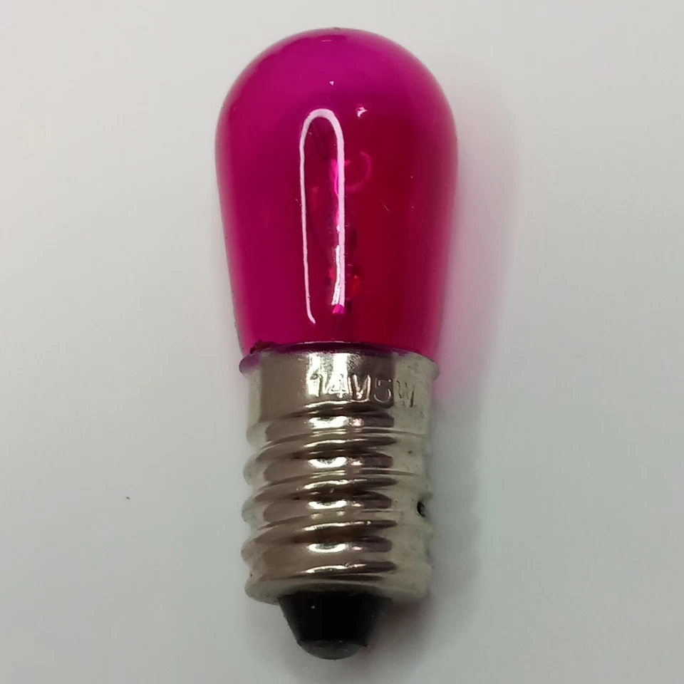 20 lampade di ricambio MULTICOLORE incandescenza 14V E14 per catenaria 20 luci - Immagine 4 di 4