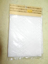 Vintage DOLLHOUSE CONCORD  FABRIC FOR WINDOW TREATMENTS WITH DIRECTIONS - WHITE