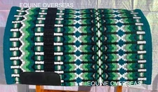 Western Horse Saddle Pad Blanket 100% New-Zealand Wool - Custom Your own Design