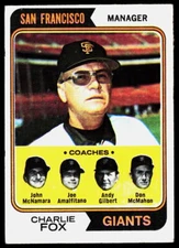 1974 Topps #78 Charlie Fox