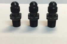 4AN X 1/8 NPT  Turbo Oil Feed Line Restrictor 3 Pc. Set Made In USA