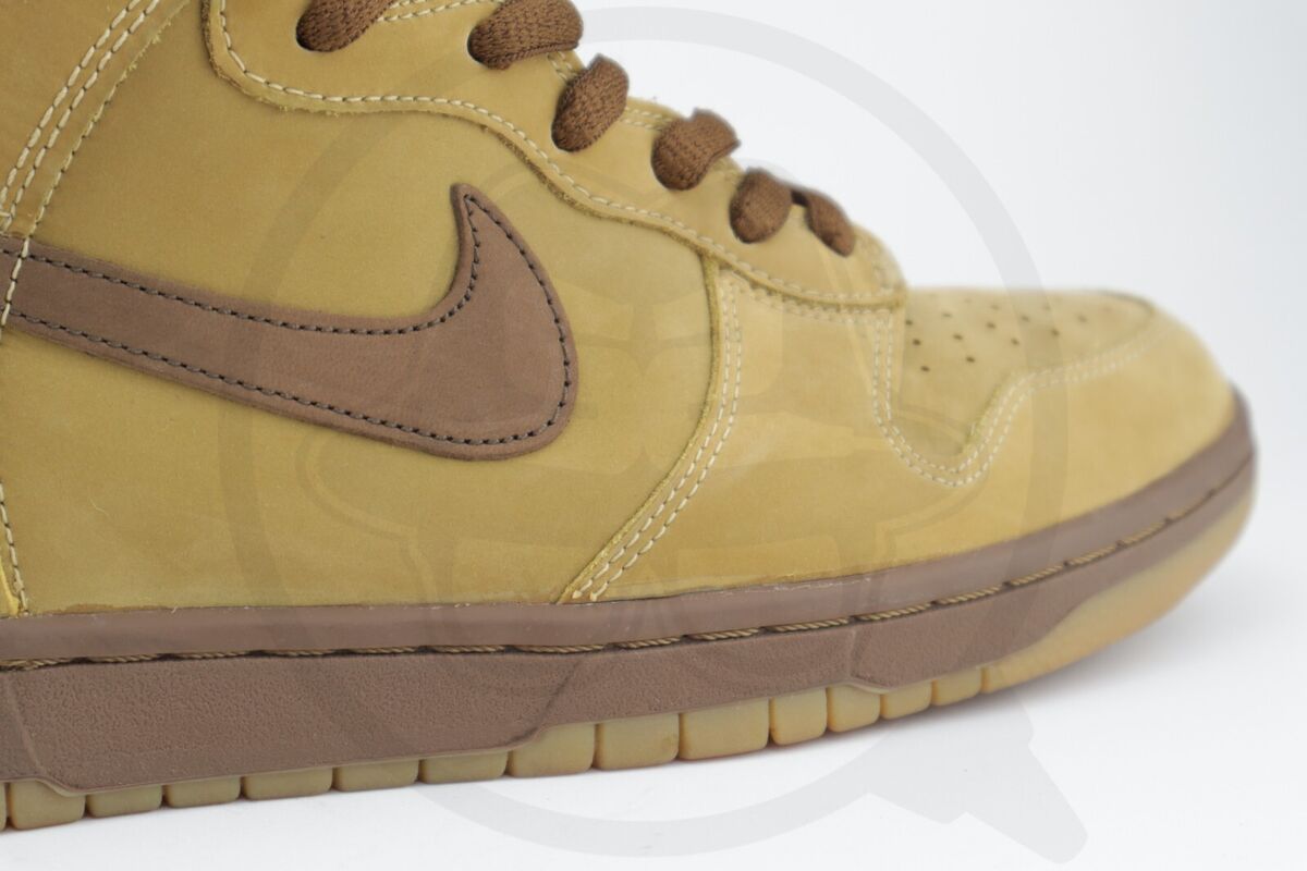 Nike SB Dunk High Pro Wheat Maple High 2002 OG Orange Box Nike SB Dunk High Pro Wheat Maple High 2002 OG Orange Box