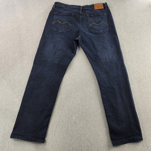 Urban Star Jeans Men's Size 38X32 Dark Blue Wash Stretch Comfort Regular Fit - Picture 6 of 10