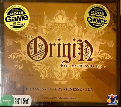 The Origin Of Expressions Discovery Bay Games Trivia Board Game BRAND NEW SEALED