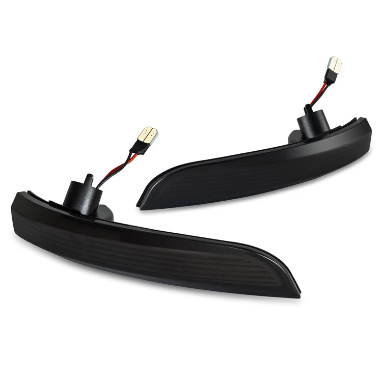 Frecce Laterali Led Specchio Nero Fumo per Ford Escape 3 Ecosport Kuga 2 - Immagine 2 di 4