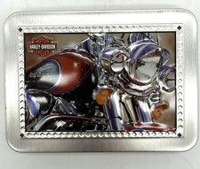 Harley Davidson Motor Cycle Collector Tin with Playing Cards 2003 NEW Bicycle