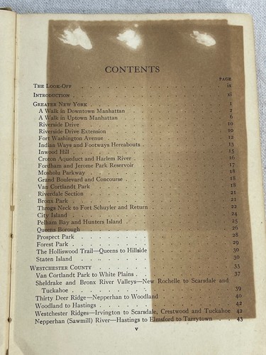 New York Walk Book 1924 Series 2 American Geographic Society Pocket Edition Maps - Picture 19 of 23