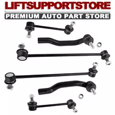 6PCS Front Rear Sway Bar End Link Outer Tie Rod Ends For Acura MDX Honda Pilot