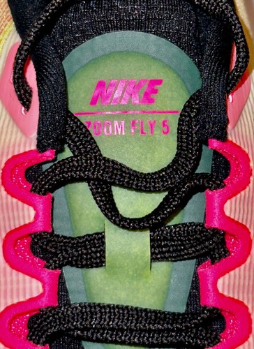 NIKE Zoom Fly 5 Sustainable Luminous Green Volt Training Running Shoes Mens Sz 6 - Picture 14 of 14