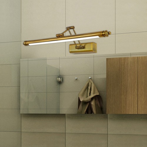 LED Bathroom Mirror Front Light Adjustable Retractable Picture Lamp Wall Fixture - Picture 20 of 26