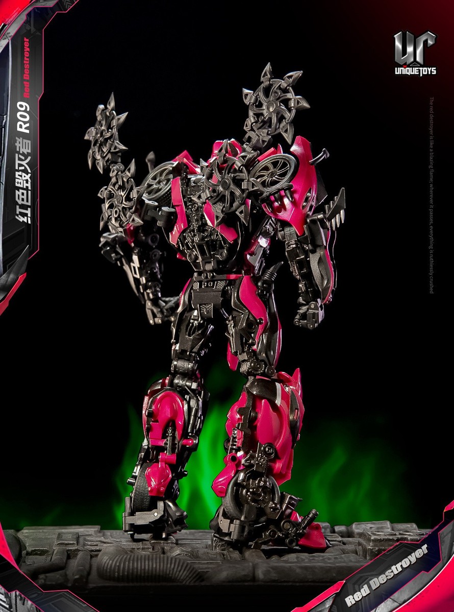Unique Toys UT R-09 R09 Red Destroyer Stinger Transform Action