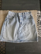Old Navy Denim Mini Skirt Light Wash Girl's Sz 10/12