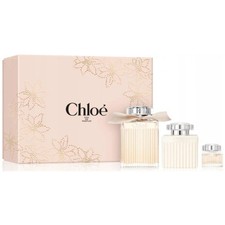 CHLOE GIFT SET EDP 100ML SPRAY - BODY LOTION 100ML - EDP 5ML | NEW & SEALED