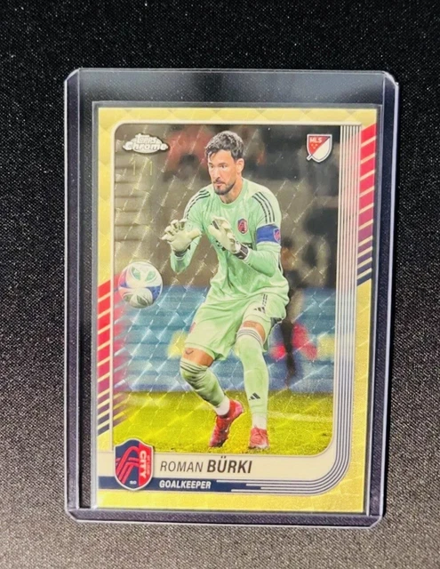 2025 Topps Chrome MLS Roman Burki Gold Vinyl 1/1