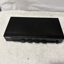 Sima 4-Way Stereo Speaker Selector Model SSW-4 Black