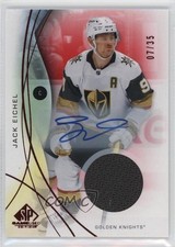 2024-25 Upper Deck SP Game Used Red Auto Jersey 7/35 Jack Eichel #93 Auto 2d8