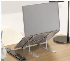Adjustable Foldable Laptop Stand Aluminum Riser Computer Holder Desk ship to US